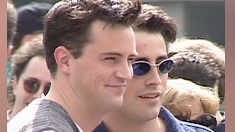 FILE -- Actor Matt LeBlanc paid tribute to his late "Friends" co-star Matthew Perry this week.