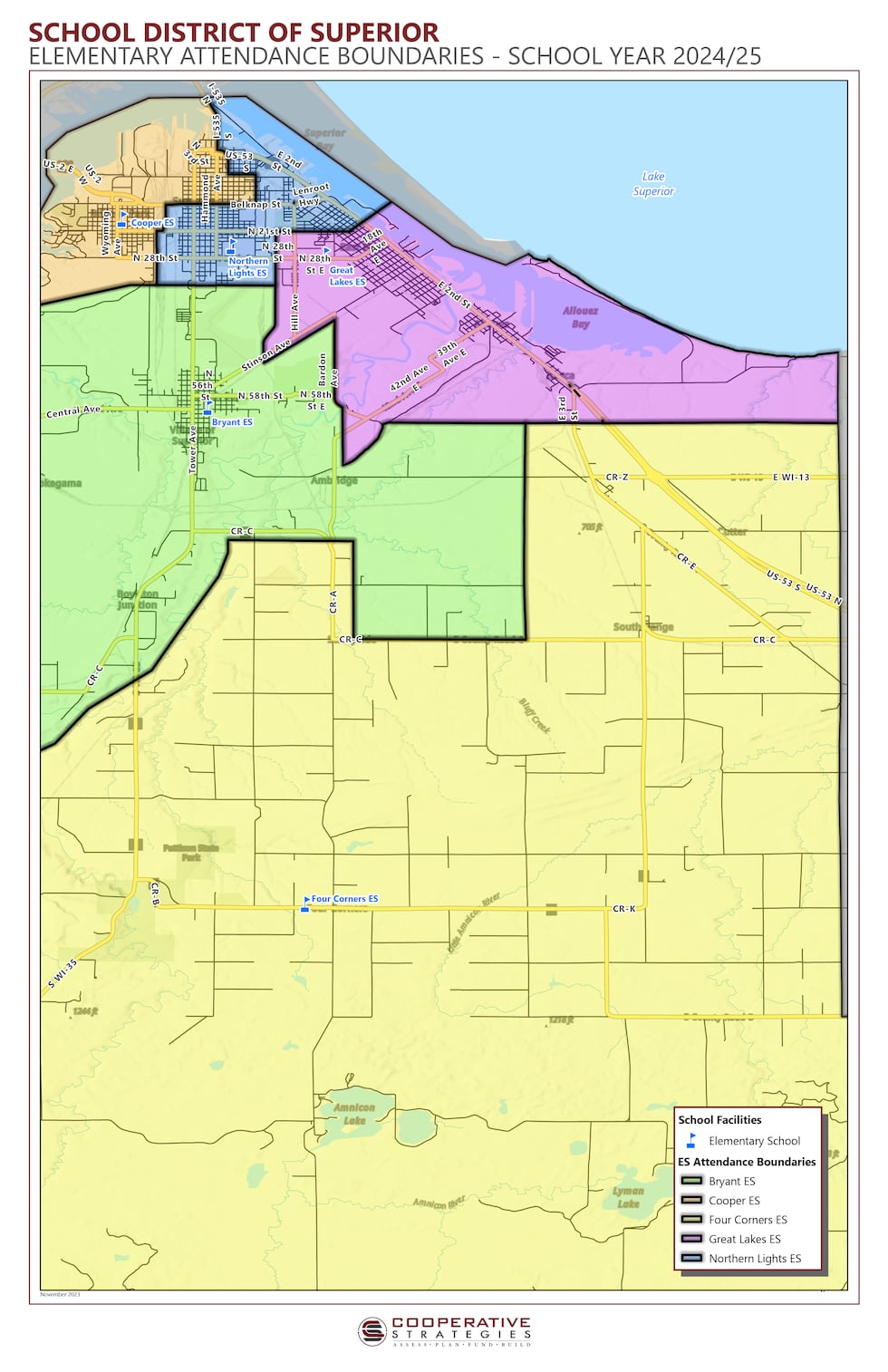 Superior School Boundaries