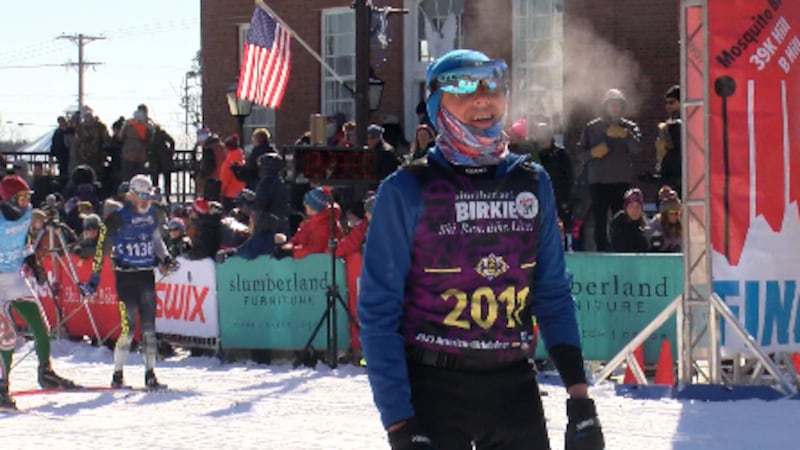 American Birkebeiner finish line in Hayward