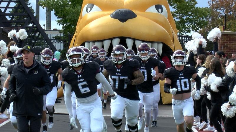University of Minnesota Duluth football team takes the field against UMary.