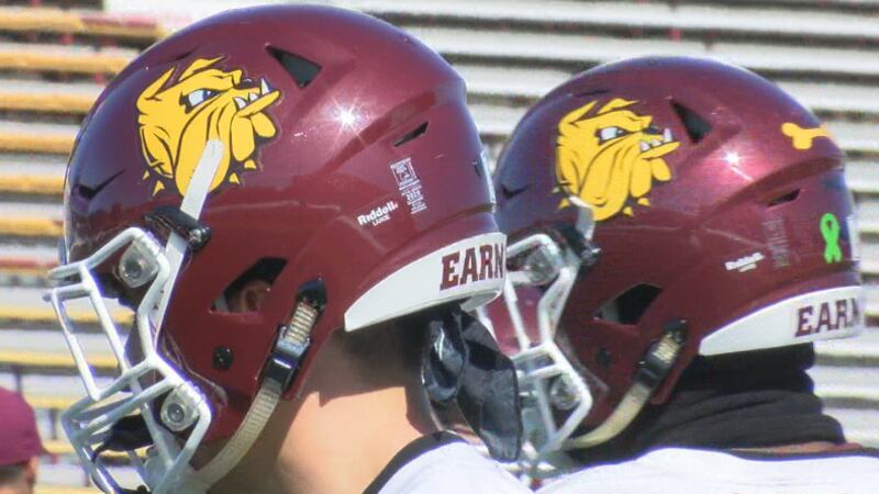 UMD football hold first spring practice