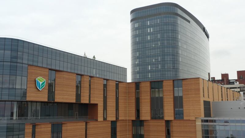 Outside view of Essentia's new St. Mary's Medical Center architecture