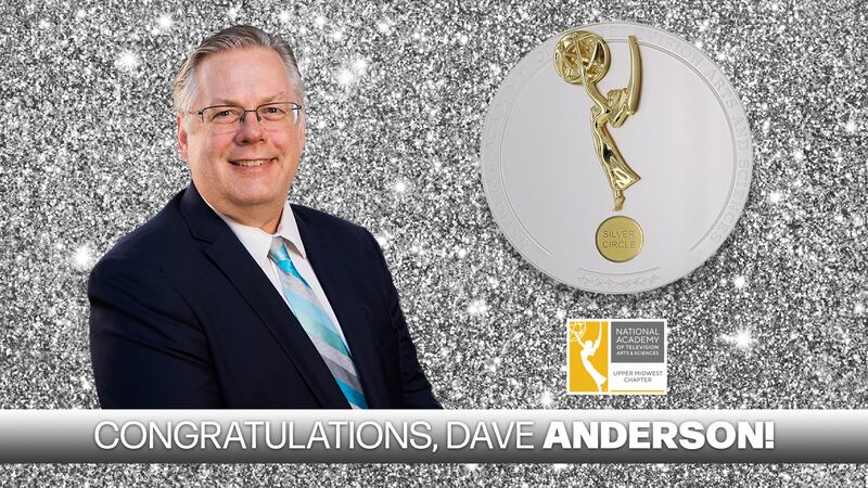 Meteorologist Dave Anderson inducted into Upper Midwest Emmy's Silver Circle