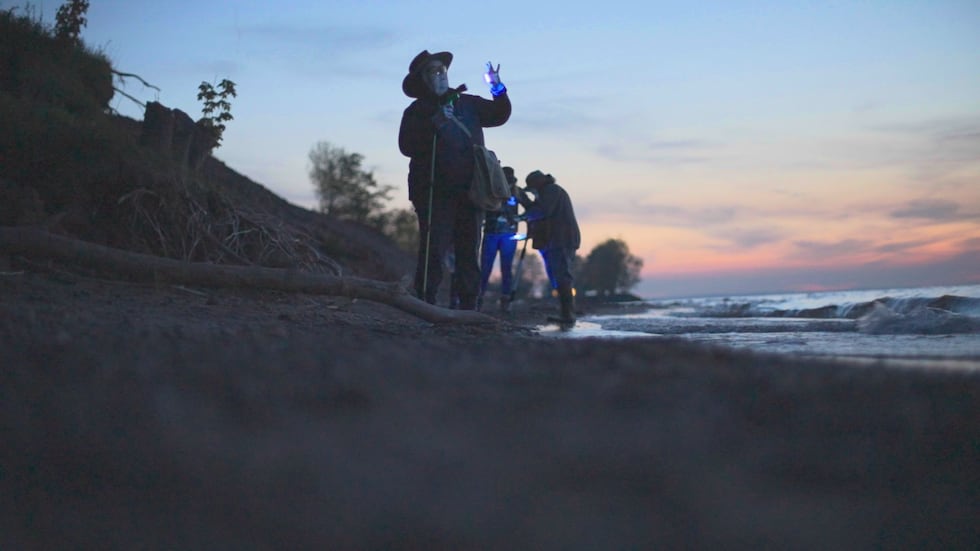 Deb Larson and her husband Mark spend their nights on the shores of the UP looking for the...