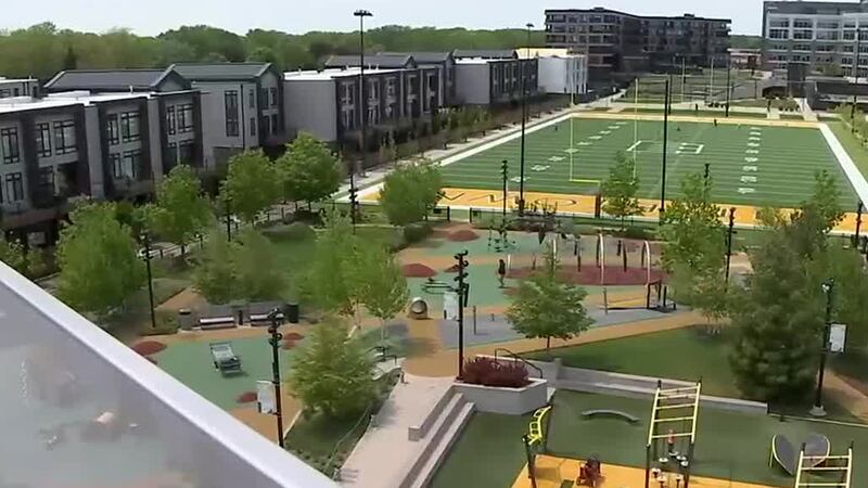 The Titletown District next to Lambeau Field will be one of the campuses for NFL Draft...